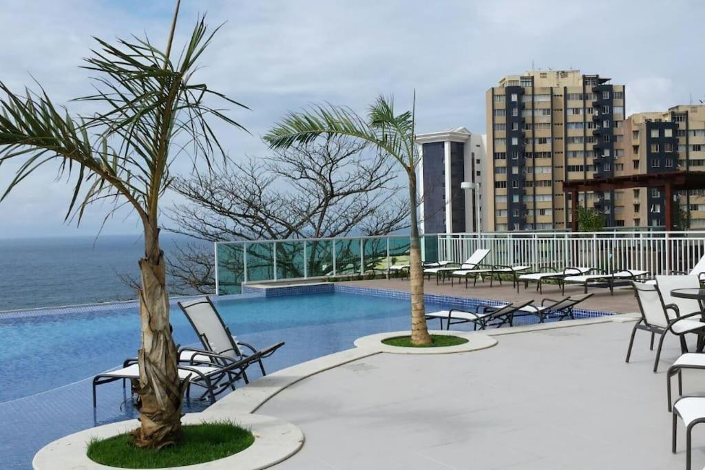 Vista Mar Nascente, Dois Quartos, Novo, No Melhor Do Rio Vermelho, Condominio Club, 1103 Salvador Luaran gambar