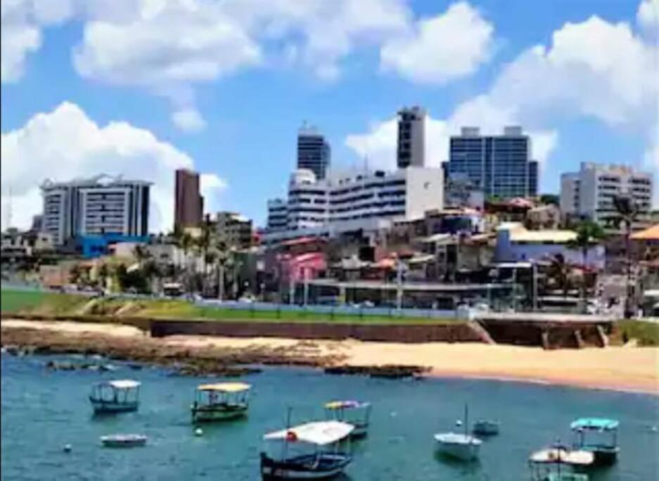 Vista Mar Nascente, Dois Quartos, Novo, No Melhor Do Rio Vermelho, Condominio Club, 1103 Salvador Luaran gambar